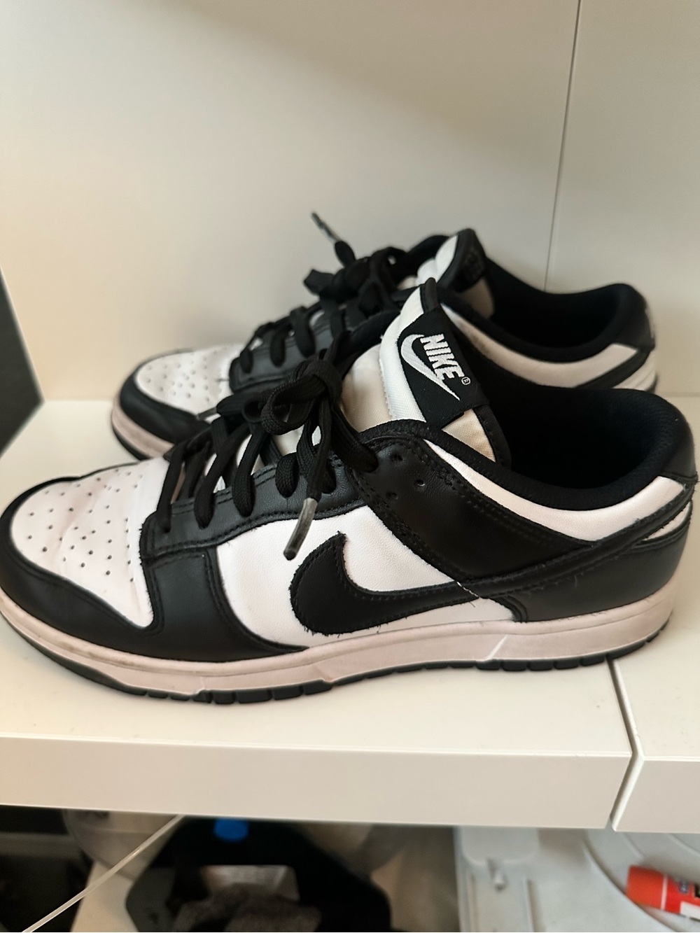 Nike Black and White “Panda” Dunk Low sz 8.5w /7m